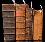 BOCCACCIO, Giovanni - IL Decameron : 2 plates, full calf cracked hinges, stout 4to, c1720s.
