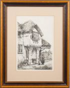 IDE : 3 etched plates by and after Samuel Prout, in attractive ''antiqued' wooden frames, 1819.