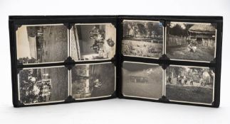 SIAM : Photograph Album, kept by John Rashleigh Gould a teak 'Walla', over one hundred photographs,