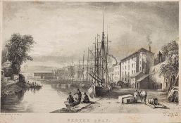 EXETER : A collection of 6 nineteenth century lithographs and aquatints.