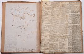 WITHDRAWN SCRAP ALBUM of cuttings from the Illustrated London News and others,