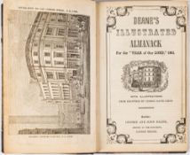 DEANE'S Illustrated Almanack -- 1851, illustrated, half calf, 8vo,