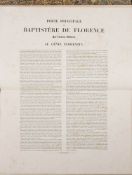 CHIBERTI, Lorenzo - Porte Principale Baptistere De Florence: 12 double-page plates, cont.
