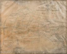 MANUSCRIPT ESTATE MAP : 