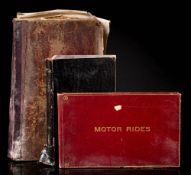 MANUSCRIPT COOKERY BOOK : Neatly written cookery book which includes well over 500 recipes, leather,