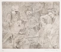 SHERLOCK, Marjorie : nine drypoint etchings, on a variety of subjects,