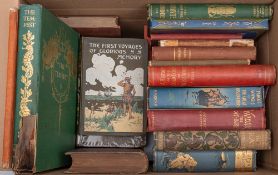 WOOD, Eric - Famous Voyages of the Great Discoverers : Org. pictorial cloth, plates, 8vo, 1914.