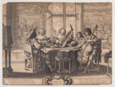 OLD MASTERS PRINTS : 2 large modern albums full of 17th & 18th century etchings and engravings a
