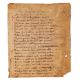 Leaf from an early copy of Arator, De Actibus Apostolorum, in Latin verse, with an apparently un - Image 1 of 2