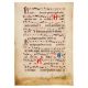 Two leaves from an antiphonal from a Flemish charterhouse, with initial and decorated border, in - Image 2 of 4