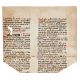 Small fragment of Geremia da Montagnone, Compendium Moralium Notabilium, citing Cicero, Seneca, - Image 2 of 2