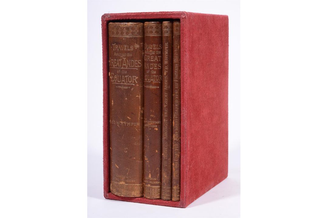 Ɵ WHYMPER, E. Travels Amongst the Great Andes of the Equator. 4 vols. London: 1891-92. - Image 1 of 5