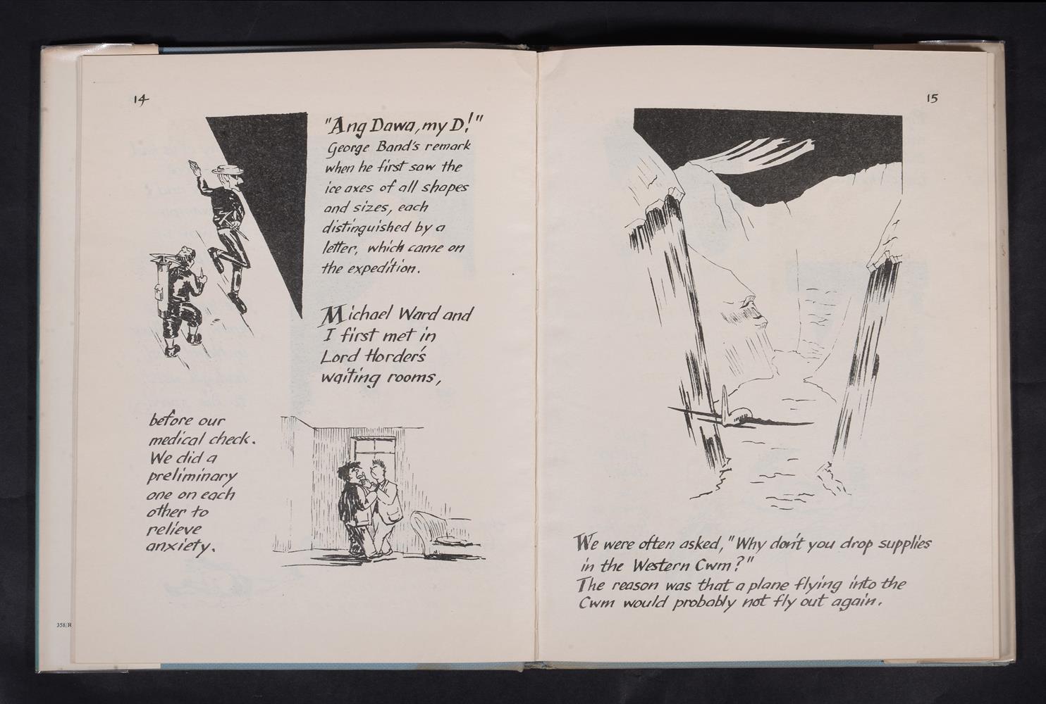 Ɵ EVANS, C. Eye on Everest. A Sketch Book from the Great Everest Expedition. SIGNED, 1955. - Image 3 of 4