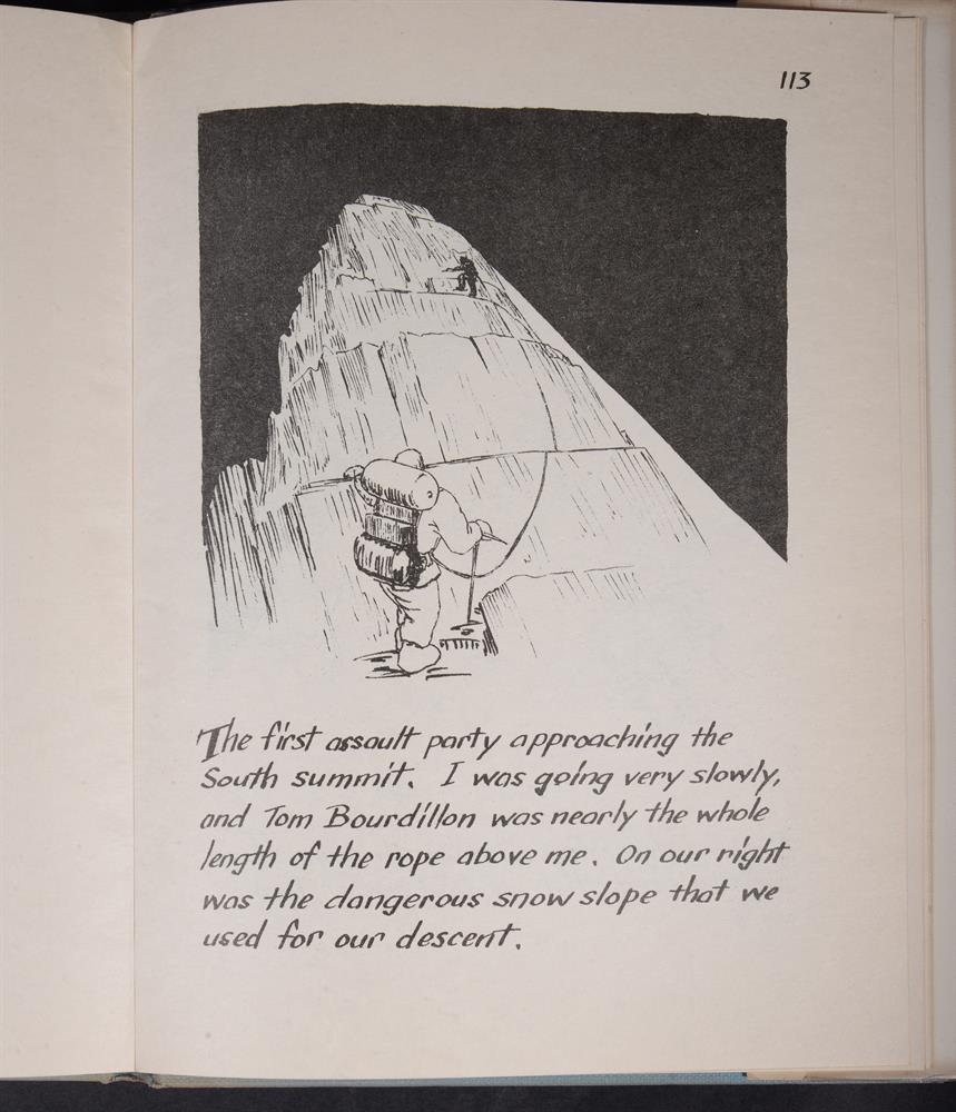 Ɵ EVANS, C. Eye on Everest. A Sketch Book from the Great Everest Expedition. SIGNED, 1955. - Image 4 of 4