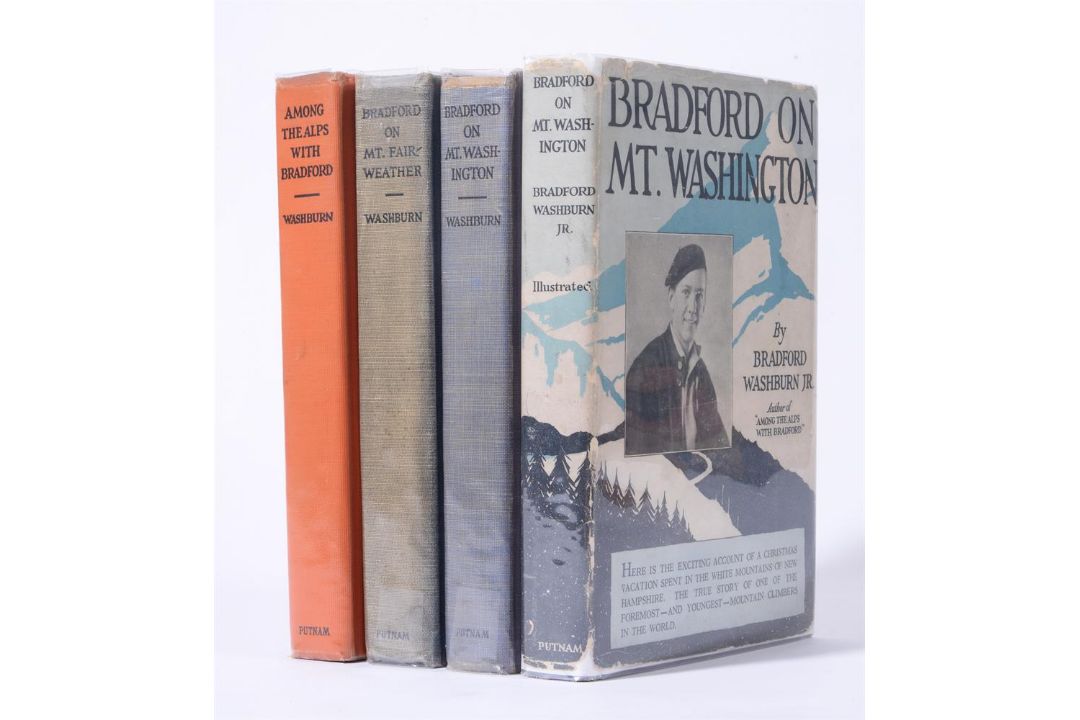 Ɵ WASHBURN, Bradford. Four Works: first editions, SIGNED by the author. G.P. Putman's Sons, 1927-193