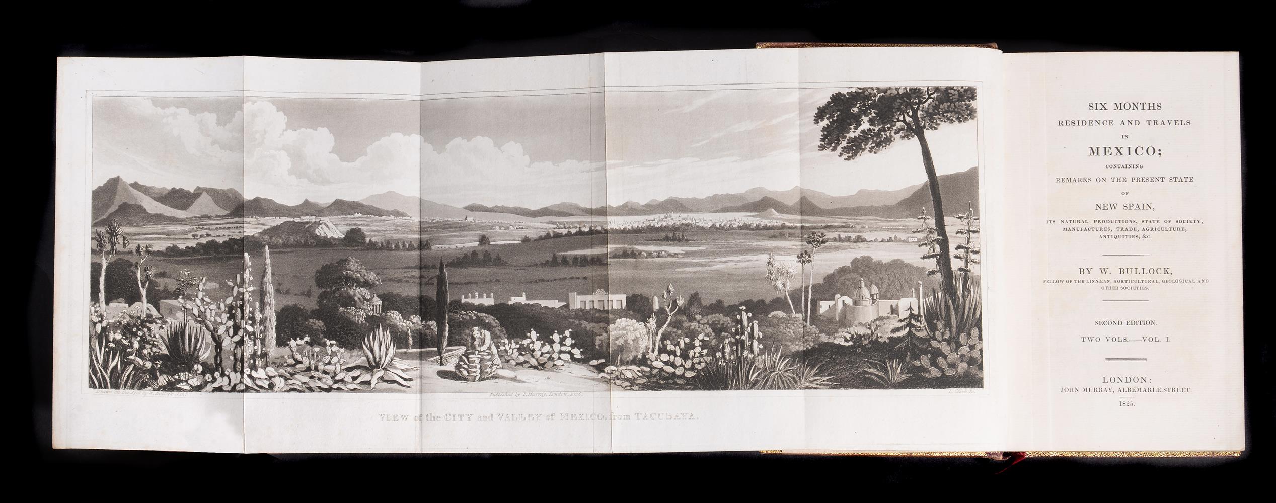 Ɵ BULLOCK, William. Six Months Residence and Travels in Mexico. London: John Murray, 1825. 2 vols. - Image 3 of 3