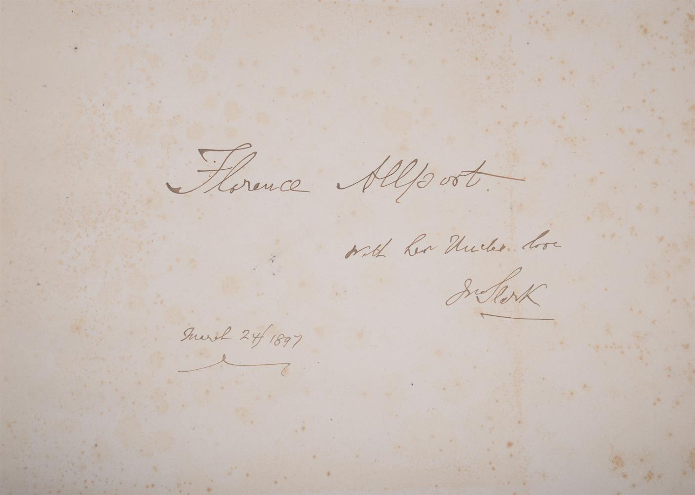 Ɵ MINER, Harriet. Orchids The Royal Family of Plants, INSCRIBED Publisher's presentation copy, 1892. - Image 2 of 5