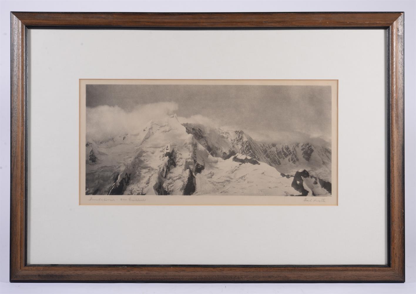 PHOTOGRAPH: FRANK SMYTHE. (British, 1900 - 1949). Fiescherhorn - Near Grindelwald. SIGNED.