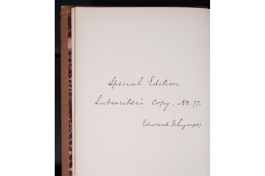 Ɵ WHYMPER, E. Travels Amongst the Great Andes of the Equator. 4 vols. London: 1891-92. - Image 5 of 5