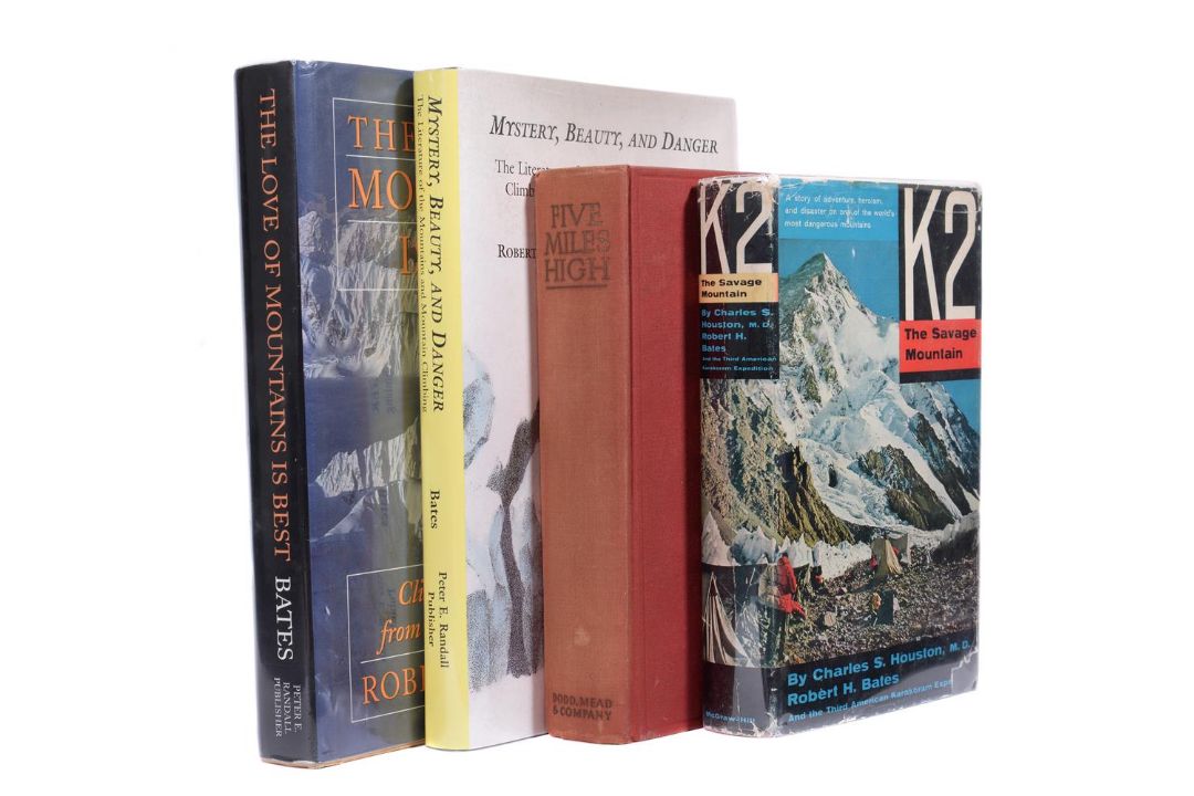Ɵ BATES, Robert. HOUSTON, Charles, Four Works: SIGNED first editions,1939-1994. - Image 1 of 2