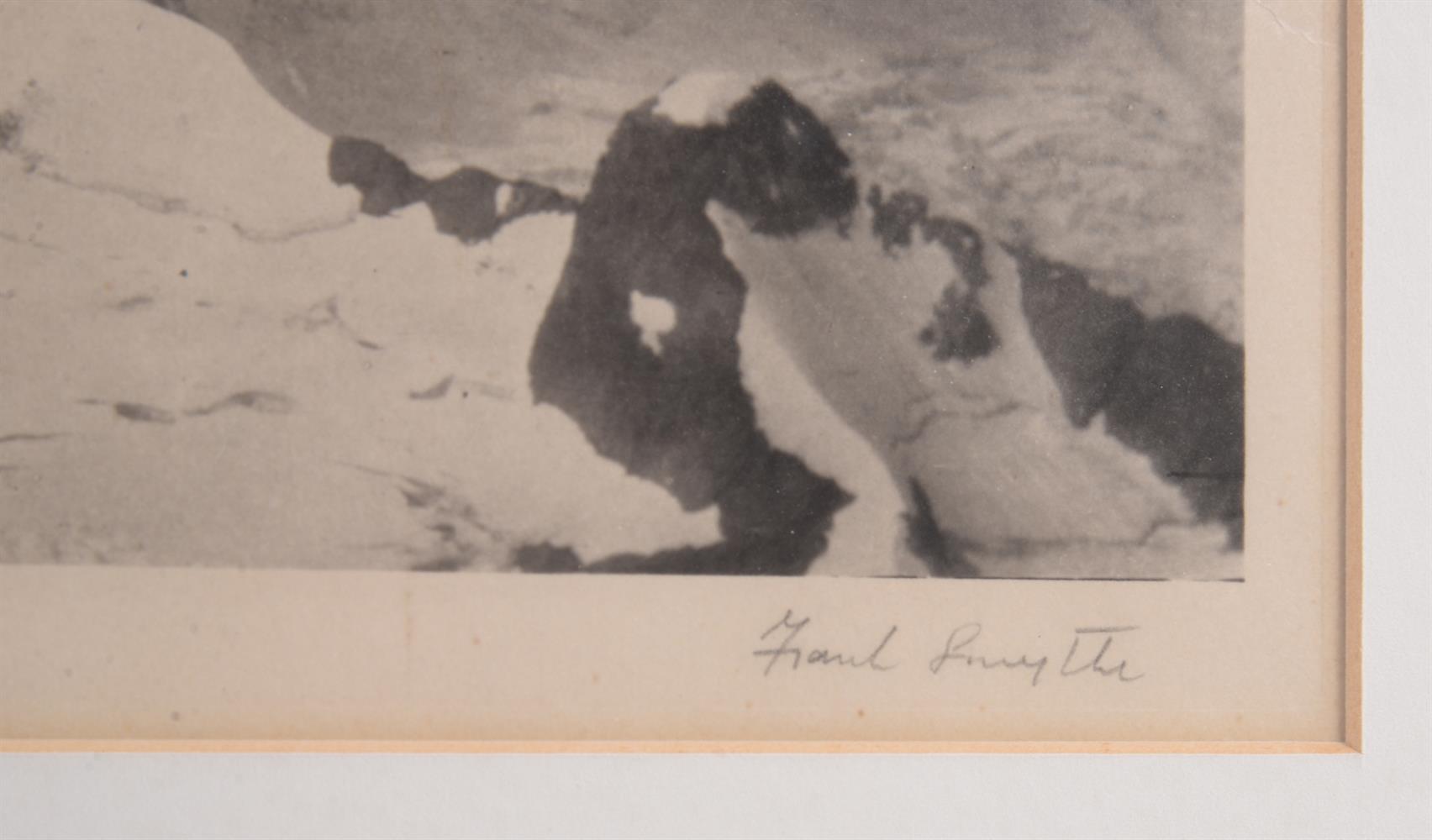 PHOTOGRAPH: FRANK SMYTHE. (British, 1900 - 1949). Fiescherhorn - Near Grindelwald. SIGNED. - Image 4 of 4