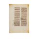Leaf from a Breviary, with parts of Feast of St. Mary Magdalene, in Latin, illuminated manuscript - Image 2 of 2