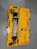 (1) Spectra Precision Laser, Model LL300N with Grade Rods, Tripod & HL450 Receiver. Located in Mt.