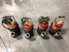 (4) Multiquip Submersible Pumps, Model ST-2040T. Located in Mt. Pleasant, IA.