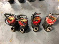(4) Multiquip Submersible Pumps, Model ST-2040T. Located in Mt. Pleasant, IA.