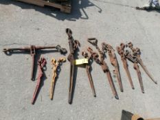 (10) Ratchet Load Binders. Located in Mt. Pleasant, IA.