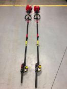 (2) TROY-BILT TB25PS 2-Cycle Long Reach Chainsaw. Located in Mt. Pleasant, IA.