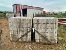 (37) 3' x 4' Wall-Ties Smooth Aluminum Concrete Forms 8