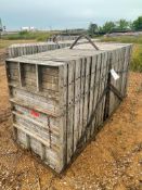 (34) 3' x 4' Wall-Ties Textured Brick Aluminum Concrete Forms 8