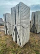 (14) 3' x 8' Wall-Ties Textured Brick Aluminum Concrete Forms 8