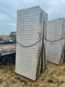 (14) 3' x 8' Wall-Ties Textured Brick Aluminum Concrete Forms 8