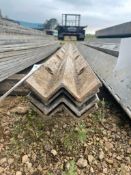 (4) 9' W's Wall-Ties Smooth Aluminum Concrete Forms 6-12 Hole Pattern. Located in Lake Crystal, MN.