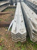 (8) 8' W's Wall-Ties Smooth Aluminum Concrete Forms 8