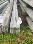 (8) 8' W's Wall-Ties Smooth Aluminum Concrete Forms 8