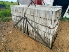 (36) 3' x 4' Wall-Ties Smooth Aluminum Concrete Forms 8