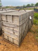 (34) 3' x 4' Wall-Ties Textured Brick Aluminum Concrete Forms 8