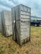 (16) 3' x 8' Wall-Ties Smooth Aluminum Concrete Forms 8