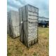 (16) 3' x 8' Wall-Ties Smooth Aluminum Concrete Forms 8" Hole Pattern, Basket is included. Located i - Image 1 of 9