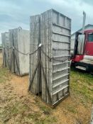 (14) 3' x 8' Wall-Ties Smooth Aluminum Concrete Forms 8