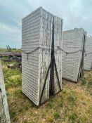 (14) 3' x 8' Wall-Ties Textured Brick Aluminum Concrete Forms 8