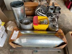 (1) Pallet of Miscellaneous Galvanized Piping and Parts. Located in Waukegan, IL.