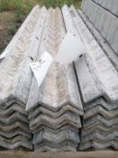 (10) 4' W's Wall-Ties Textured Brick Aluminum Concrete Forms 8