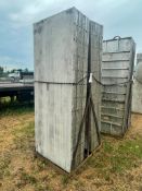 (14) 3' x 8' Wall-Ties Smooth Aluminum Concrete Forms 8