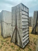 (14) 3' x 8' Wall-Ties Smooth Aluminum Concrete Forms 8