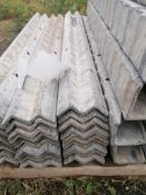 (11) 4' W's Wall-Ties Textured Brick Aluminum Concrete Forms 8