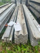 (8) 8' W's Wall-Ties Smooth Aluminum Concrete Forms 8
